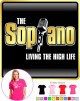 Vocalist Singing Soprano Living The High Life - LADY FIT T SHIRT  