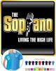 Vocalist Singing Soprano Living The High Life - POLO SHIRT  