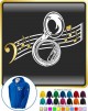 Sousaphone Curved Stave - ZIP HOODY  