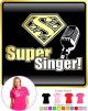 Vocalist Singing Super Singer Segno - LADY FIT T SHIRT  