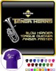 Tenor Horn Blow Harder - T SHIRT 