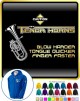 Tenor Horn Blow Harder - ZIP HOODY 