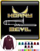 Trombone Horny Devil - ZIP SWEATSHIRT 