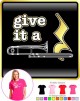 Trombone Give It A Rest - LADYFIT T SHIRT 