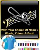 Trombone Curved Stave With Your Words - POLO 