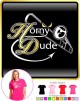 Trombone Horny Dude - LADYFIT T SHIRT 