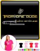 Trombone Dude Attitude - LADYFIT T SHIRT 