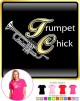 Trumpet Chick - LADYFIT T SHIRT 