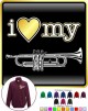 Trumpet I Love My - ZIP SWEATSHIRT 