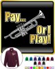 Trumpet Pay or I Play - ZIP SWEATSHIRT 