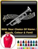 Trumpet Curved Stave With Your Words - HOODY 