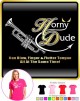 Trumpet Horny Dude Flutter - LADYFIT T SHIRT 