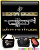 Trumpet Horn Dude Attitude - TRIO SHEET MUSIC & ACCESSORIES BAG 