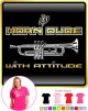Trumpet Horn Dude Attitude - LADYFIT T SHIRT 