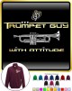 Trumpet Guy Attitude - ZIP SWEATSHIRT 