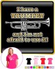 Trumpet Not Afraid Use - LADYFIT T SHIRT  