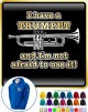Trumpet Not Afraid Use - ZIP HOODY  