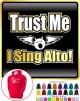Vocalist Singing Trust Me I Sing Alto - HOODY  