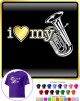Tuba I Love My - T SHIRT 