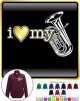 Tuba I Love My - ZIP SWEATSHIRT 