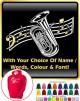 Tuba Curved Stave With Your Words - HOODY 