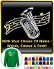 Tuba Curved Stave With Your Words - SWEATSHIRT 