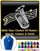 Tuba Curved Stave With Your Words - ZIP HOODY 