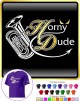 Tuba Horny Dude - T SHIRT 