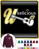 Ukulele Ukelicious Kiss - ZIP SWEATSHIRT 
