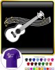 Ukulele Curved Stave - CLASSIC T SHIRT 