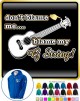Ukulele Blame My G String - ZIP HOODY  