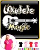 Ukulele Magic - LADYFIT T SHIRT  