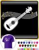 Ukulele PINEAPPLE Curved Stave - CLASSIC T SHIRT  