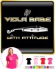 Viola Babe Hz - LADYFIT T SHIRT  