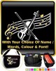 Viola Curved Stave With Your Words - SHEET MUSIC & ACCESSORIES BAG  