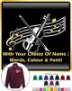 Viola Curved Stave With Your Words - ZIP SWEATSHIRT  