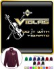 Viola Vibrato - ZIP SWEATSHIRT  