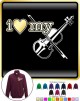 Viola I Love My - ZIP SWEATSHIRT  