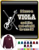 Viola Not Afraid Use - ZIP SWEATSHIRT  