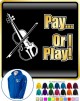 Viola Pay or I Play - ZIP HOODY  