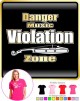 Violin Violation Zone - LADYFIT T SHIRT  