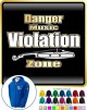 Violin Violation Zone - ZIP HOODY  