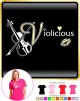 Viola Violicious With Kiss - LADYFIT T SHIRT  