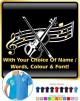 Violin Curved Stave With Your Words - POLO SHIRT 
