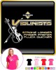 Violin Finger Faster - LADYFIT T SHIRT 