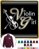 Violin Girl - ZIP SWEATSHIRT 