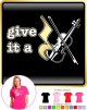 Violin Give It A Rest - LADYFIT T SHIRT 