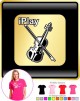 Violin I Play - LADYFIT T SHIRT  