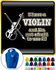 Violin Not Afraid Use - ZIP HOODY  