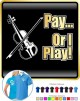 Violin Pay or I Play - POLO SHIRT 